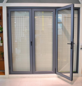 Aluminium single aluminum casement exterior glass doors