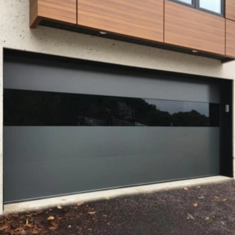 Frameless Aluminum Panel Garage Door 