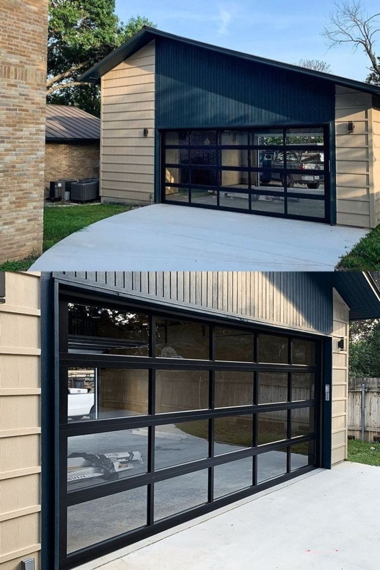 New Ultra Modern Glass Garage Door with Wholesale Price