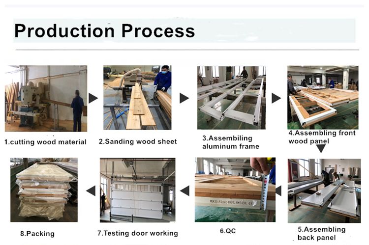 wood garage door production process.JPG
