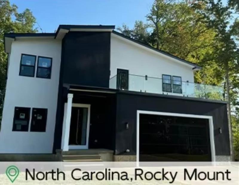 Frameless Glass Garage Door, North Carolina,USA