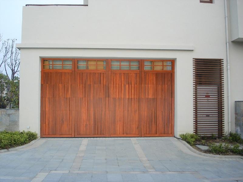 Is real wood or faux the way to go for garage door?