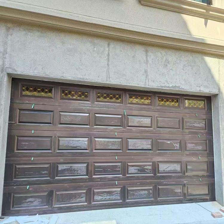 American Modern Insulated Sectional Flap Aluminum Alloy Garage Door