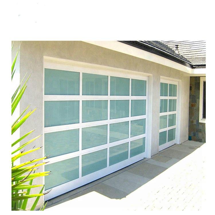 aluminum full view glass garage door 4