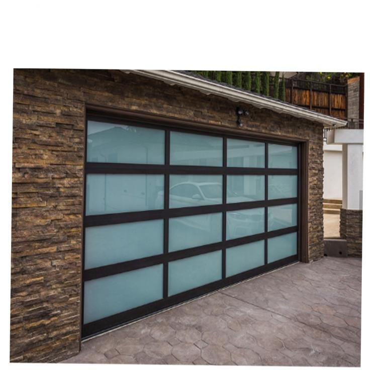 aluminum full view glass garage door 23