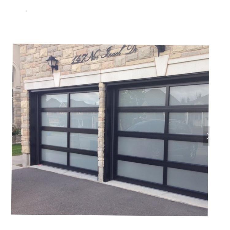 aluminum full view glass garage door 17