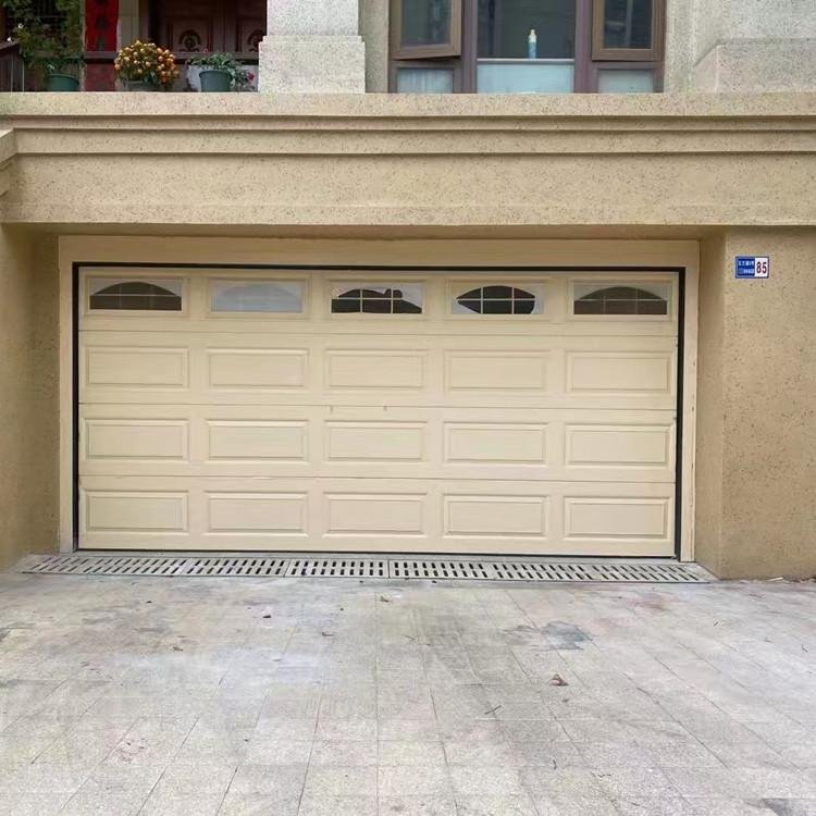 American Modern Insulated Sectional Flap Aluminum Alloy Garage Door