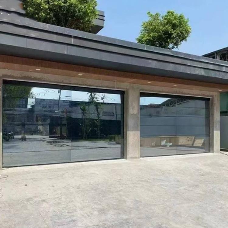 Modern Design Glass Garage Doors Suitable for Private Villas  3